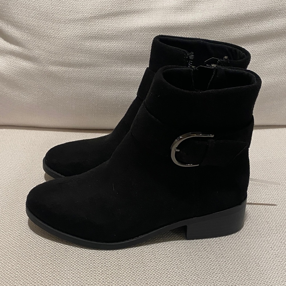 Steve Madden Girls Black Ankle Boots NEW